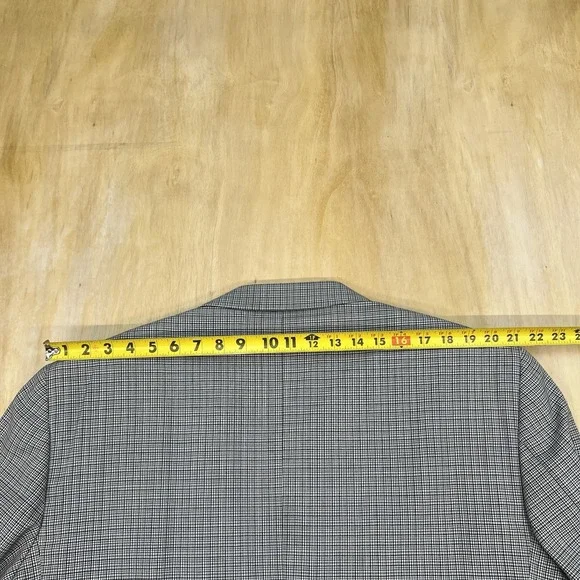 Joseph Abboud Blazer Jacket Sport Coat Mens 50R Classic Fit Wool Bone/Gray